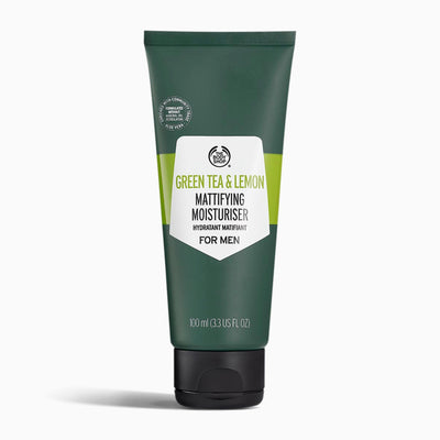Green Tea And Lemon Mattifying Moisturiser For Men